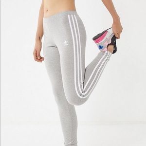 Gray adidas leggings